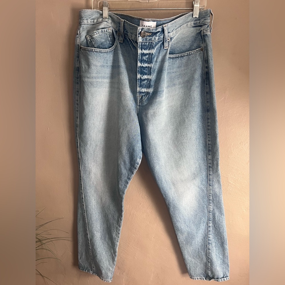 Frame Denim High Rise Light Wash Jeans